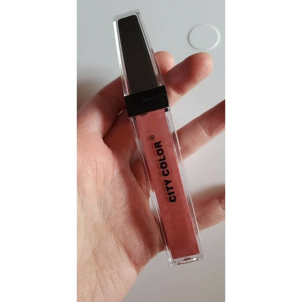 City Color LOT Blackberry Mojito 2x Lipgloss Coral